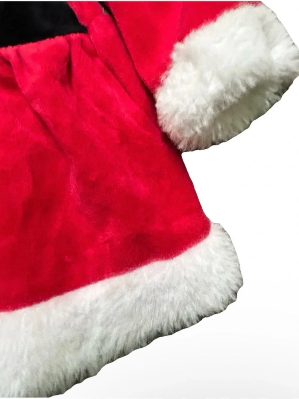 Baby Girl Christmas Santa Dress Rudolph Red White Holiday Size 9 Months